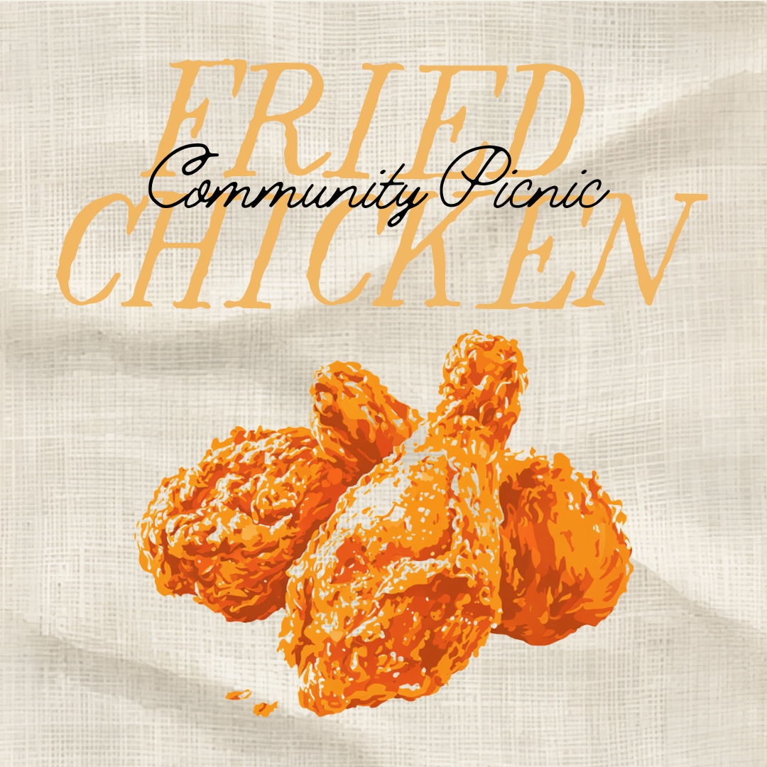 Fried chicken for the Community Fried Chicken Picnic